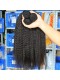 Natural Color Kinky Straight Malaysian Virgin Human Hair Weave 4 Bundles