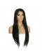 Natural Color Silk Straight 100% Brazilian Virgin Human Hair Wig Lace Front Wigs