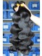 Natural Color Body Wave Indian Remy Human Hair Extensions Weave 3 Bundles 