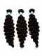 European Virgin Human Hair Deep Wave Hair Weave Natural Color 3 Bundles