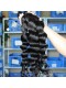 Mongolian Virgin Human Hair Weaves Loose Wave 3 Bundles Natural Color