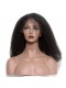  250% Density Afro Kinky Curly  Mongolian Virgin Hair Lace Front Wig