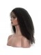  250% Density Afro Kinky Curly  Mongolian Virgin Hair Lace Front Wig