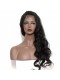 Natural Color 100% Brazilian Virgin Human Hair Body Wave Lace Front Wigs