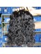 Malaysian Virgin Human Hair Extensions Weave Wet Wave 4 Bundles Natural Color 