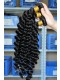 Natural Color Peruvian Virgin Human Hair Deep Wave Hair Weave 3 Bundles