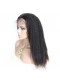 Kinky Straight Brazilian Virgin Hair Full Lace Wig Pre Plucked Wig