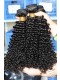 Natural Color Kinky Curly Peruvian Virgin Human Hair Weave 4pcs Bundles