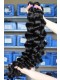 Natural Color Indian Remy Human Hair Loose Wave Hair Weave 3 Bundles 