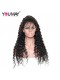 250% High Density Full Lace Human Hair Wig Loose Curly Glueless Lace Front Wig