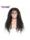 250% High Density Full Lace Human Hair Wig Loose Curly Glueless Lace Front Wig