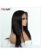 Peruvian Straight 250% High Density Lace Front Wig