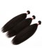 Indian Remy Hair Kinky Straight Free Part Lace Closure with 3pcs Weaves