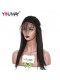 Natural Color Light Yaki Brazilian Virgin Hair Lace Front Human Hair Wigs