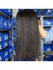 Mongolian Virgin Human Hair Yaki Straight Hair Weave Natural Color 3 Bundles