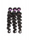 Loose Wave Brazilian Virgin Hair 4X4inches Three Part Silk Base Closure with 3pcs Weaves