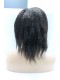 8inch Kinky Straight Full Lace Wigs Natural Color Brazilian Virgin Human Hair