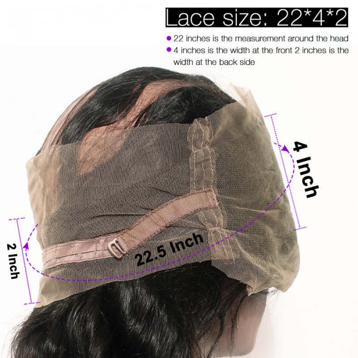 360 Lace Frontal Band Body Wave Brazilian Virgin Hair Lace
